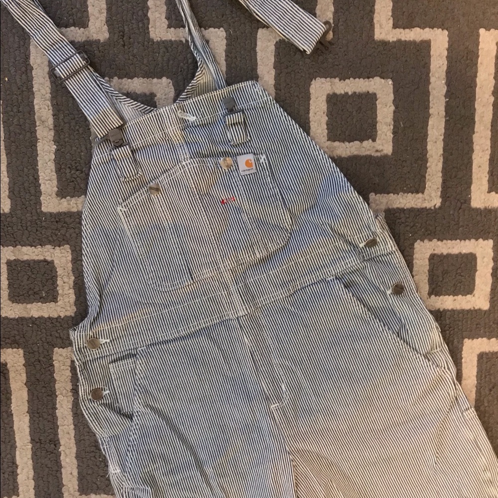 Vintage Carhartt Bib Overall Shorts For Women